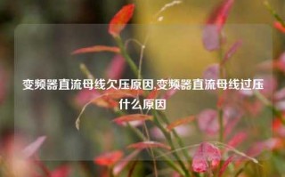 变频器直流母线欠压原因,变频器直流母线过压什么原因