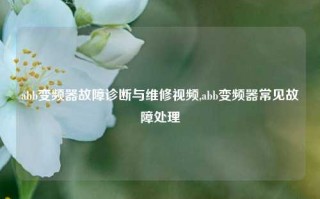 abb变频器故障诊断与维修视频,abb变频器常见故障处理