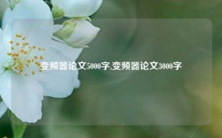 变频器论文5000字,变频器论文3000字