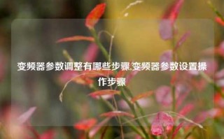 变频器参数调整有哪些步骤,变频器参数设置操作步骤