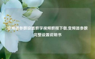 变频器参数设置教学视频教程下载,变频器参数完整设置说明书