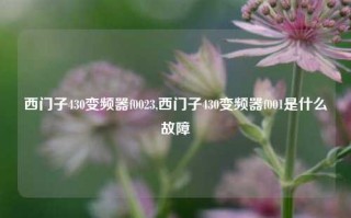 西门子430变频器f0023,西门子430变频器f001是什么故障