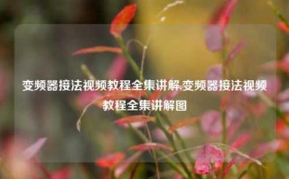 变频器接法视频教程全集讲解,变频器接法视频教程全集讲解图