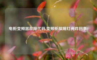 电柜变频器故障代码,变频柜故障灯亮咋回事?