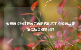 变频器报故障复位后自动启动不了,变频器故障复位后自动重启吗