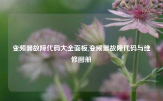 变频器故障代码大全面板,变频器故障代码与维修图册