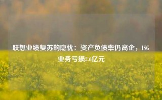 联想业绩复苏的隐忧：资产负债率仍高企，ISG业务亏损2.6亿元