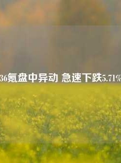 36氪盘中异动 急速下跌5.71%