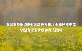 变频器参数调整有哪些步骤和方法,变频器参数调整有哪些步骤和方法视频