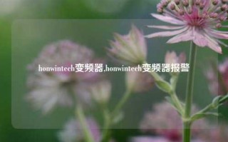 honwintech变频器,honwintech变频器报警