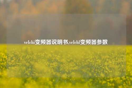 velchi变频器说明书,velchl变频器参数-第1张图片-丹佛斯变频器_安川变频器_台达变频器_汇川变频器-变频器之家